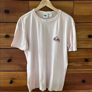 Quiksilver Men's Pink Short Sleeve T-Shirt Size M